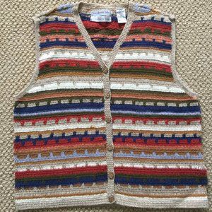 Northern Isles hand knitted vest